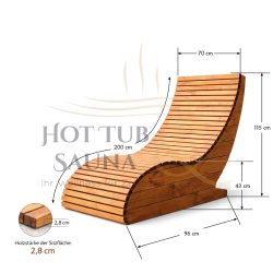 Sonnenliege Holz